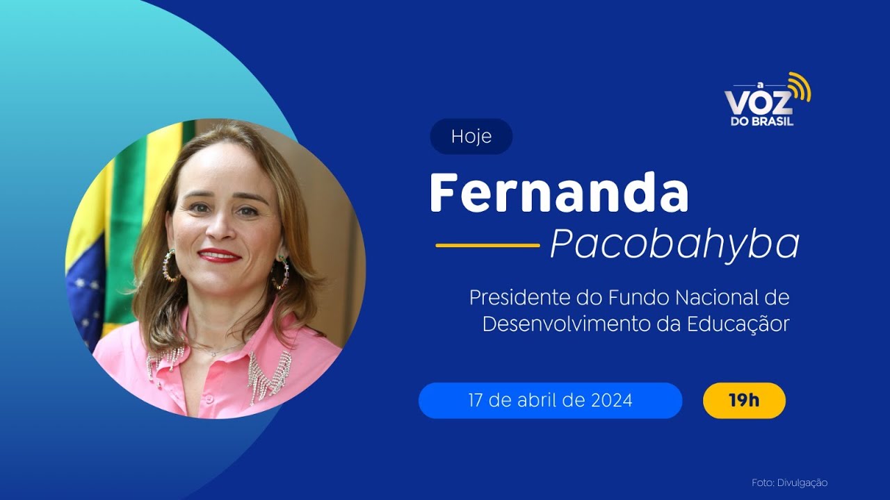 🔴 FERNANDA PACOBAHYBA | A VOZ DO BRASIL