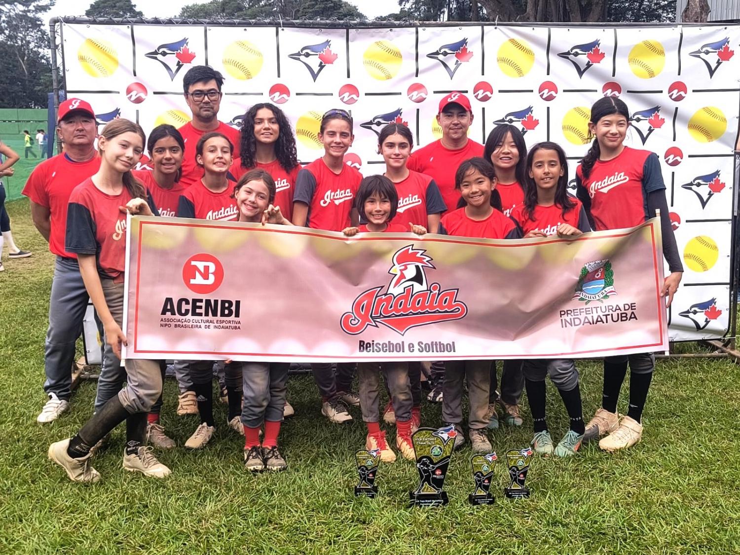Equipe Sub-13 de Softbal de Indaiatuba conquista o vice-campeonato da 19 Taa Brasil 2024