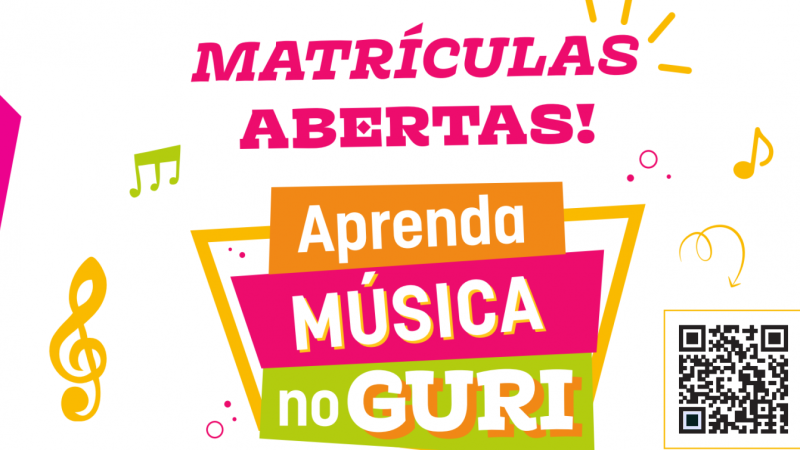 Inscries para o Projeto Guri so prorrogadas para o dia 25 de abril
