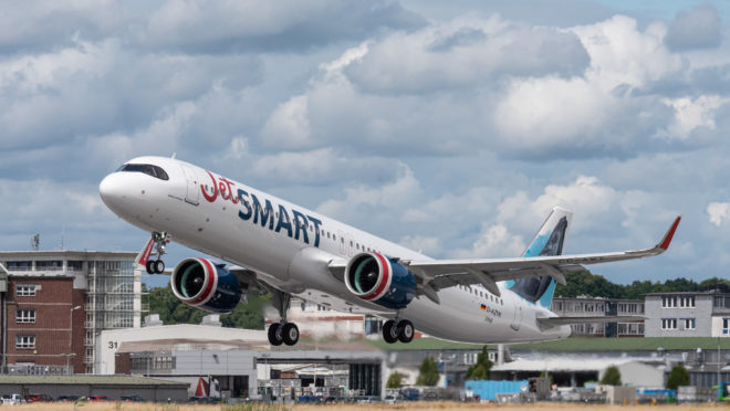 JetSmart quer iniciar voos domésticos no Brasil até 2028