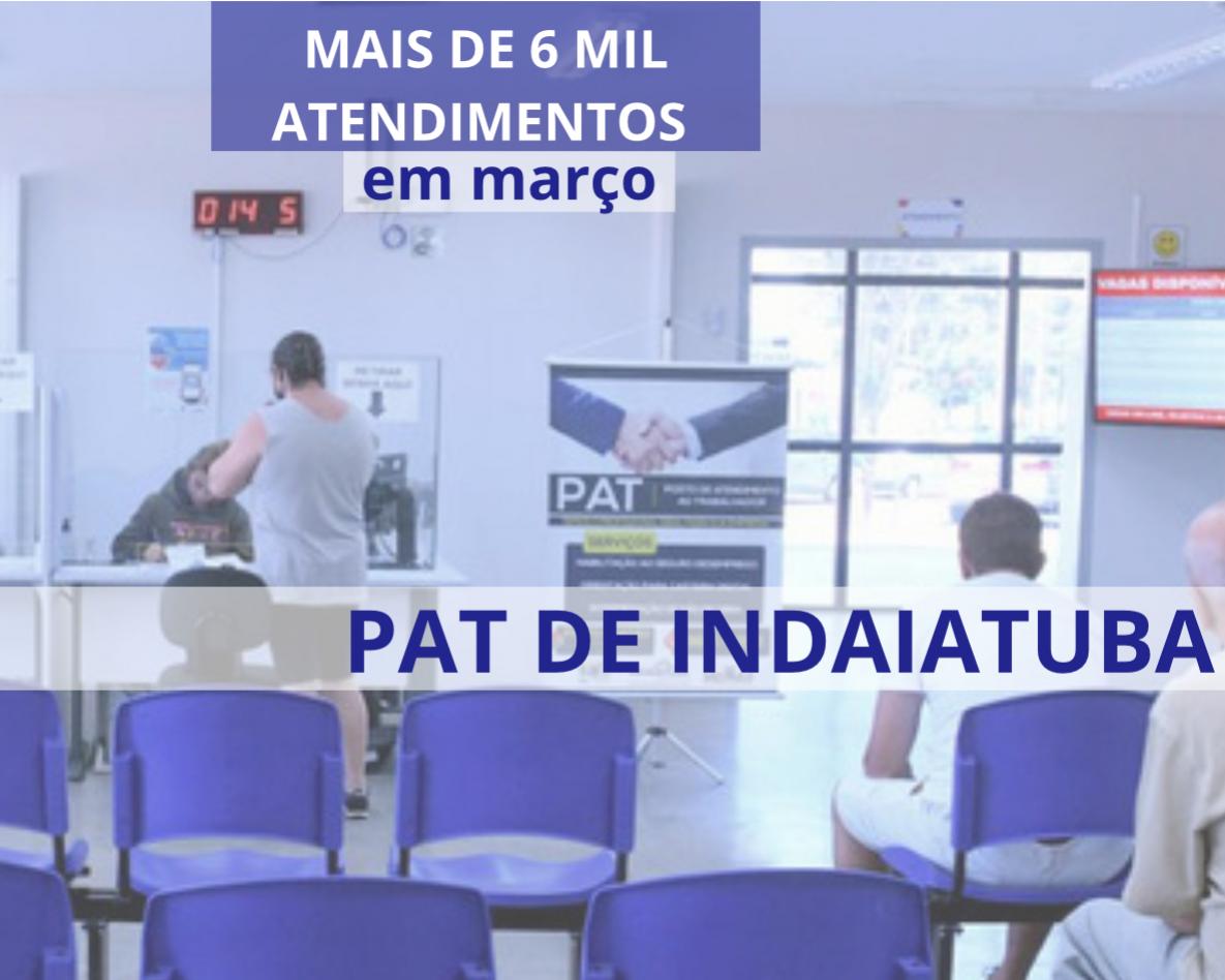 PAT de Indaiatuba realiza mais de 6 mil atendimentos em maro