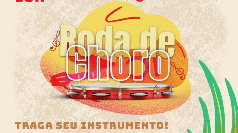 Roda de Choro acontece no dia 14 de abril no Casaro Pau Preto
