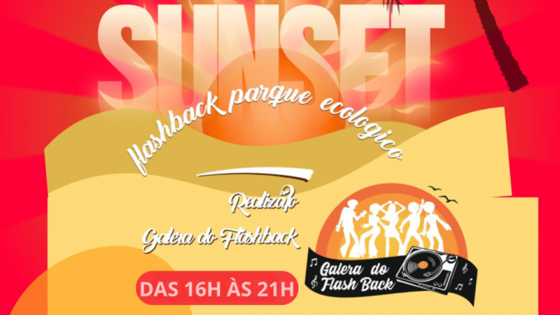 Sunset no Parque Ecolgico acontece no dia 14 de abril