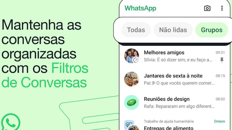 WhatsApp: veja como usar novo filtro de mensagens – 16/04/2024 – Tec