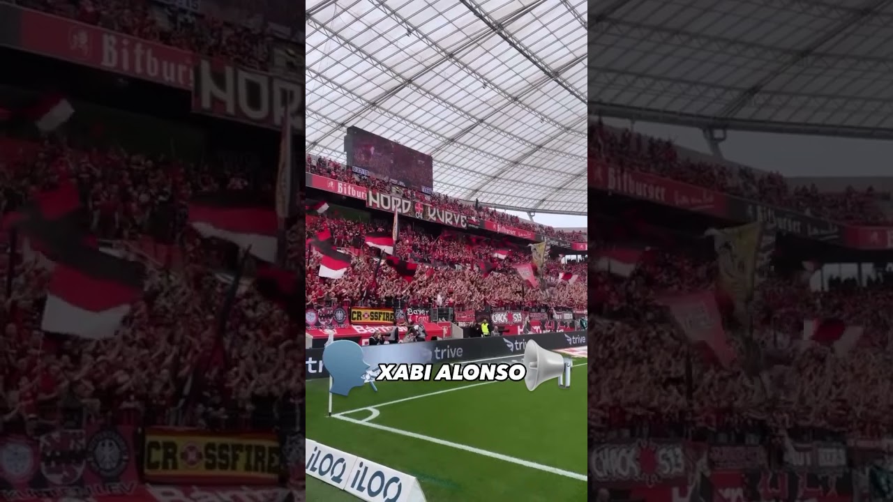 A TORCIDA DO LEVERKUSEN AMA O XABI ALONSO, E NÃO É POUCO! | #shorts | sportv
