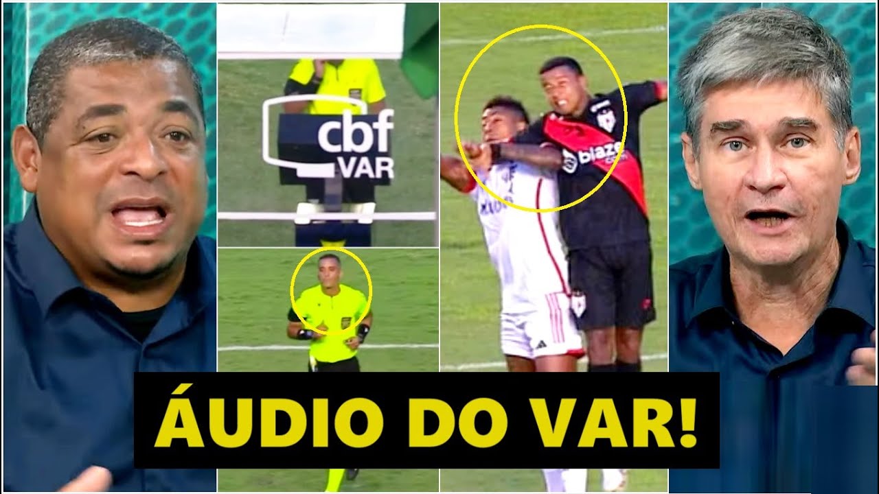 ABSURDO??? “Cara, esse ÁRBITRO do jogo do Flamengo tinha que…” ÁUDIO DO VAR em PÊNALTI é CRITICADO