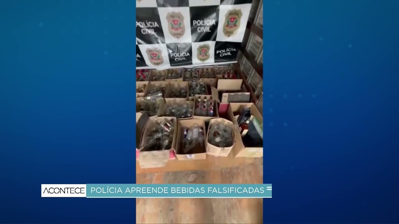 Bebidas falsificadas são apreendidas em Itapetininga