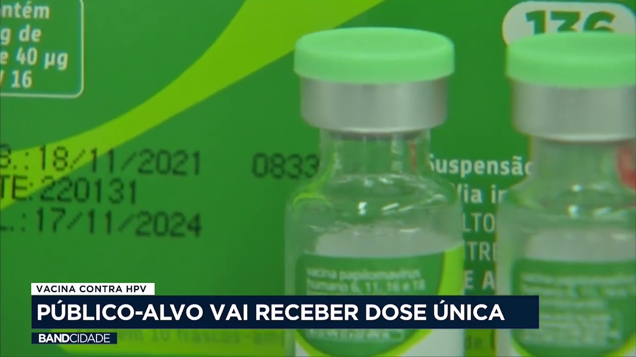 Brasil adota esquema de vacinação em dose única contra HPV