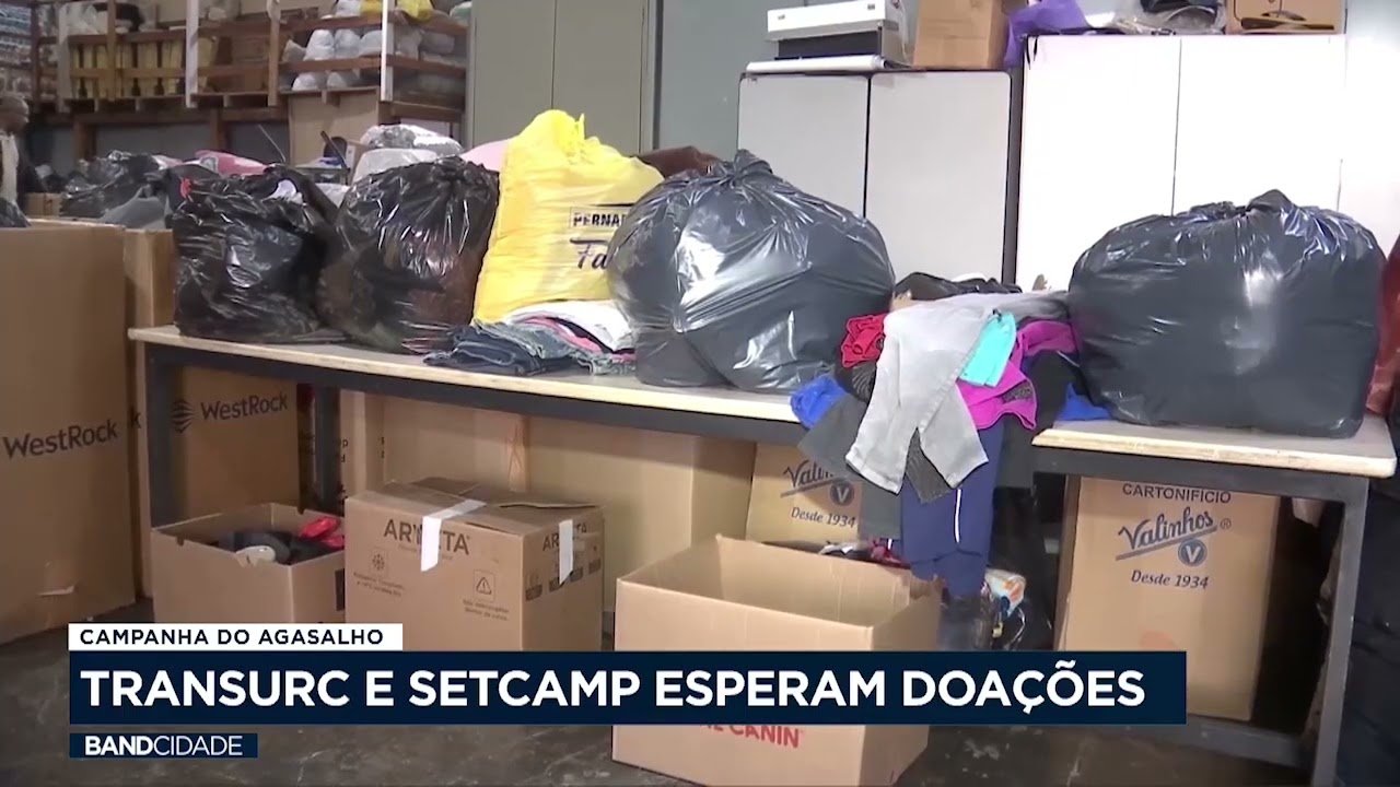 Campanha do Agasalho: Transurc e Setcamp esperam doações