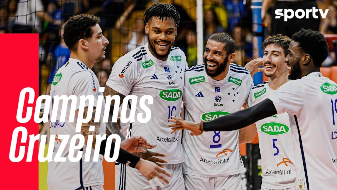 CAMPINAS 1 X 3 CRUZEIRO | MELHORES MOMENTOS | QUARTAS DE FINAL SUPERLIGA MASCULINA DE VÔLEI | sportv
