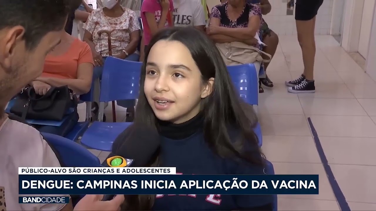 Campinas inicia aplicação da vacina contra a dengue