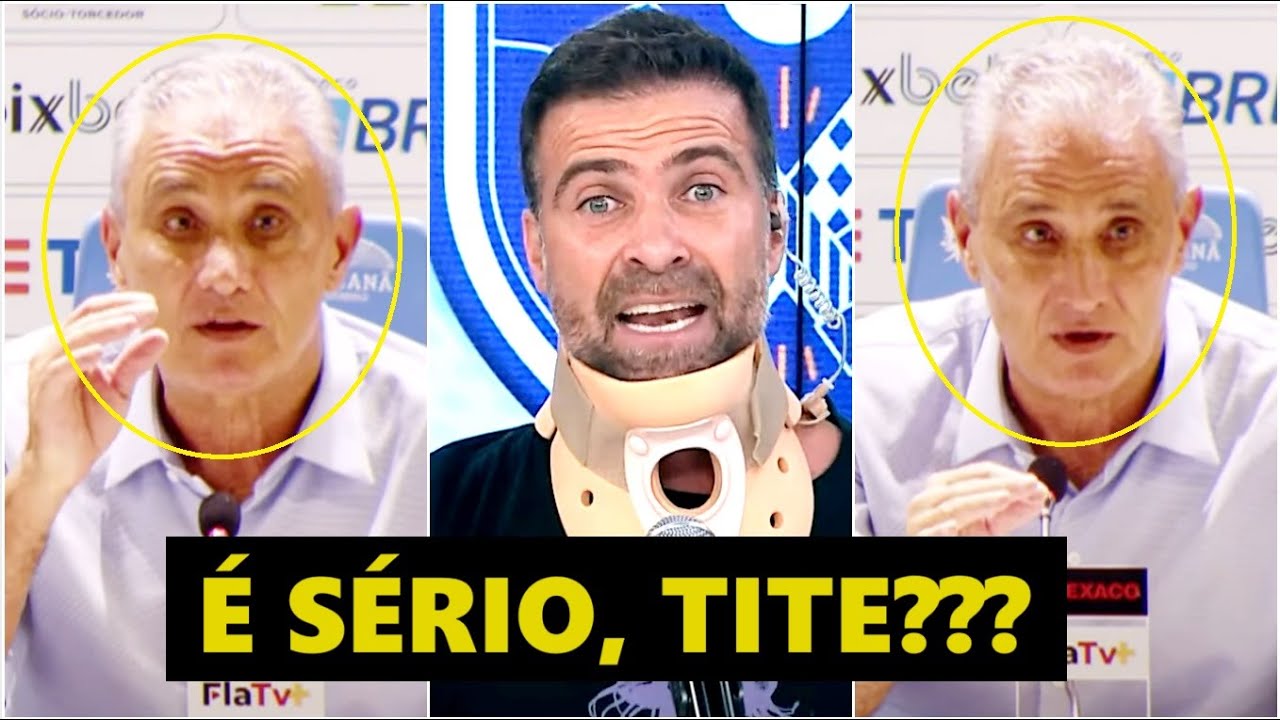 “Cara, é ASSUSTADOR o Tite FALAR ISSO!” OLHA essa RESPOSTA que foi DETONADA por Pilhado no Flamengo