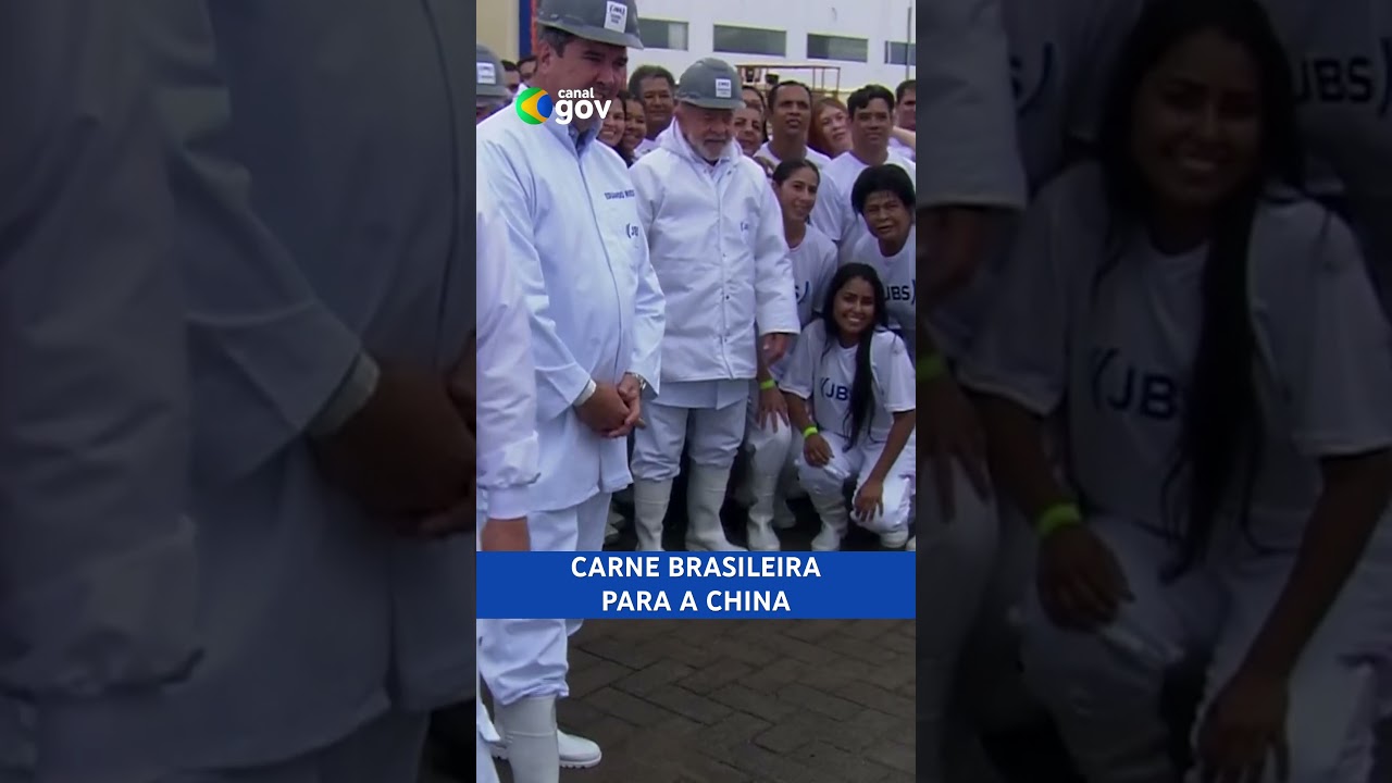 CARNE BRASILEIRA EXPORTADA PARA A CHINA #lula #agropecuaria #agronegocio #carne