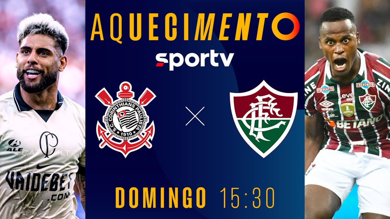 CORINTHIANS X FLUMINENSE | AQUECIMENTO AO VIVO E COM IMAGENS | BRASILEIRÃO 2024 | #live | sportv