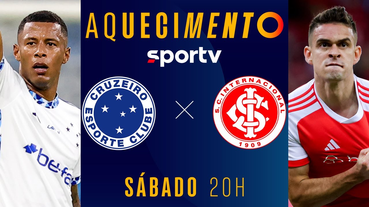 CRUZEIRO X INTERNACIONAL | AQUECIMENTO AO VIVO E COM IMAGENS | BRASILEIRÃO 2024 | #live | sportv