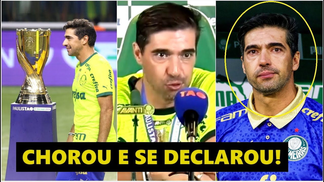 DE ARREPIAR! “FOI LINDO! O MEU CORAÇÃO…” Abel SE EMOCIONA após Palmeiras ser CAMPEÃO DE NOVO!
