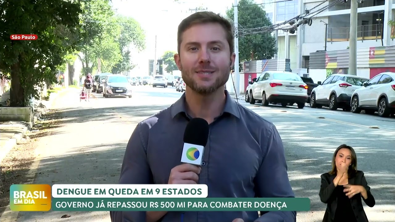 Dengue tem tendência de queda em 9 estados