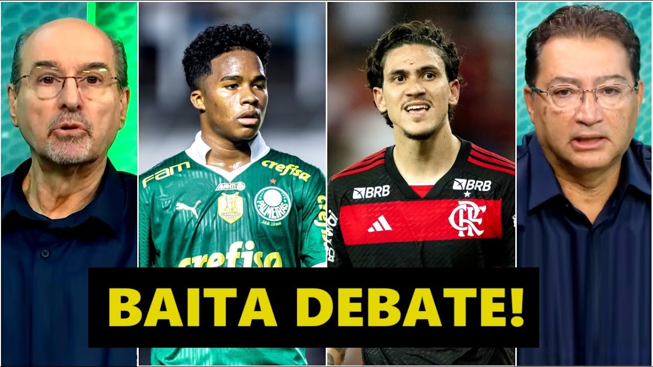 DIVERGIRAM! “SINCERAMENTE, eu acho que o Flamengo contra o Palmeiras vai…” OLHA ESSE DEBATE!