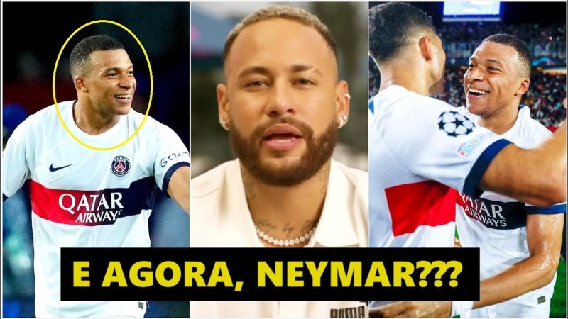 “É INACREDITÁVEL! O Neymar foi FALAR ISSO do Mbappé e…” OLHA a POLÊMICA no dia de PSG x Barcelona!