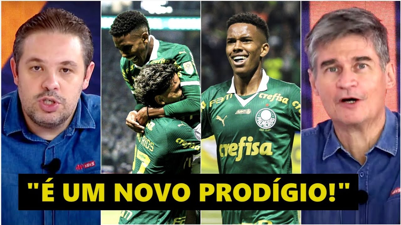 “É INCRÍVEL! NÓS ESTAMOS VENDO A HISTÓRIA! Esse Estevão é…” NOVA JOIA do Palmeiras faz GOL e CHOCA