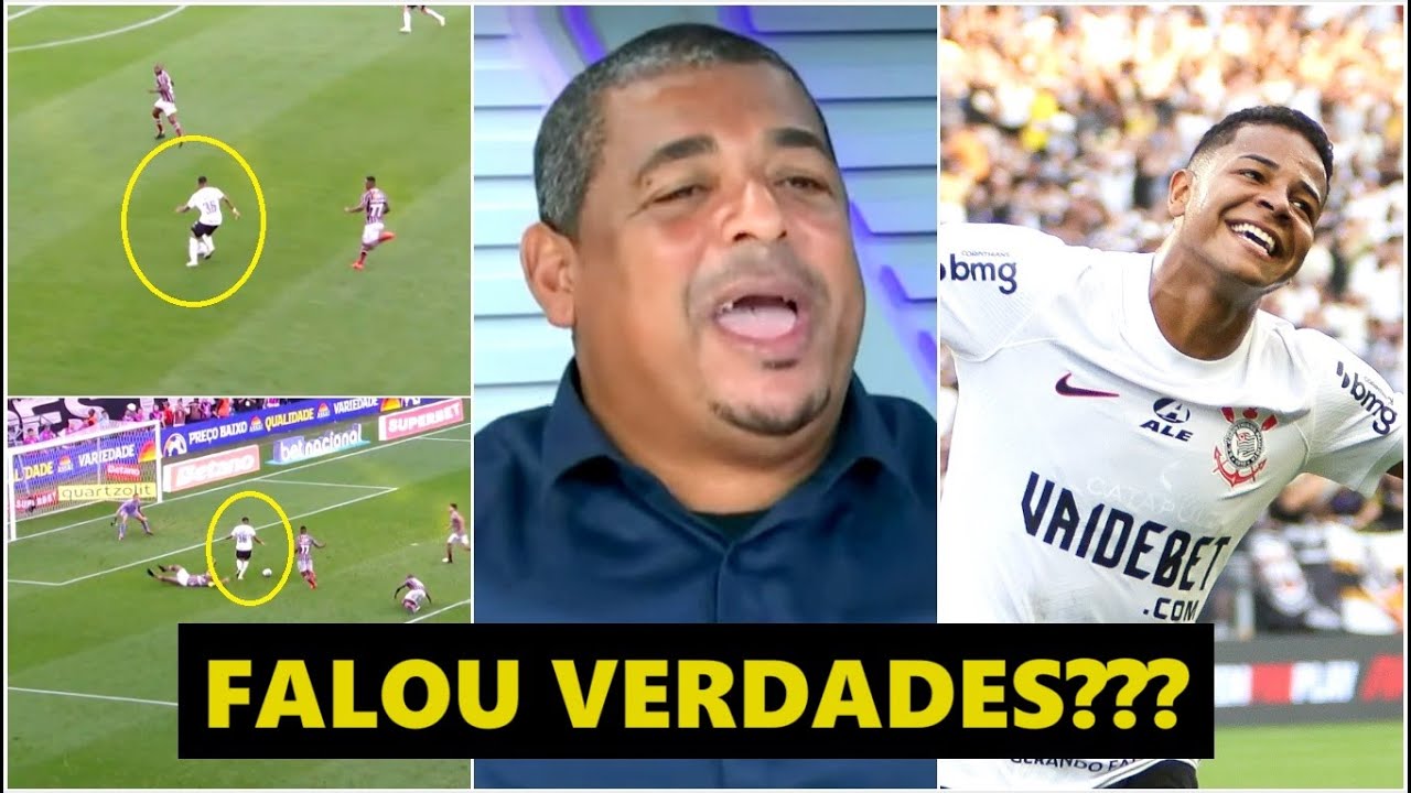 “É SÉRIO! Vocês JÁ REPARARAM NISSO? É UM ABSURDO como…”  Vampeta É DIRETO após JOGO do Corinthians