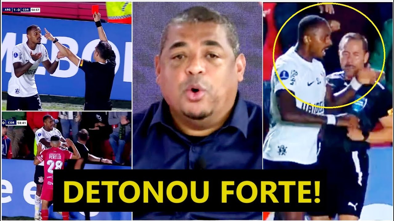 “É UM BURRO! O CARA AGREDIU O BANDEIRINHA e…” Vampeta DETONA Raul Gustavo EXPULSO no Corinthians!