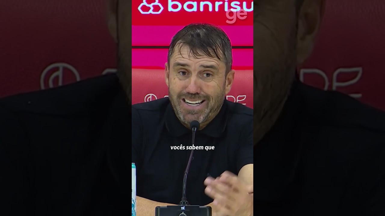 “ESSES JORNALISTAS QUE VENDEM M… PEDEM MINHA CABEÇA” – COUDET NA COLETIVA DO INTER | #shorts | ge