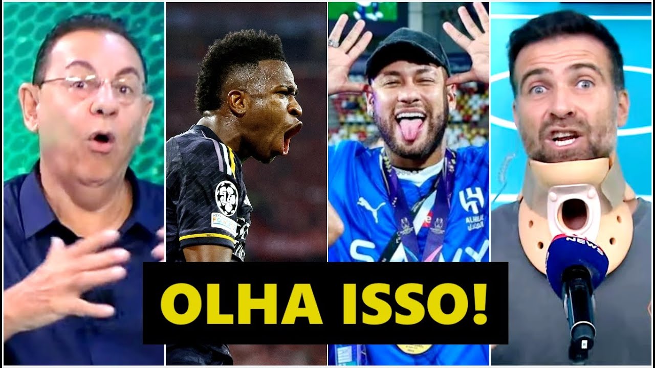 FALOU UM ABSURDO??? OPINIÃO POLÊMICA sobre Vinicius Júnior e Neymar FERVE DEBATE após Bayern x Real!