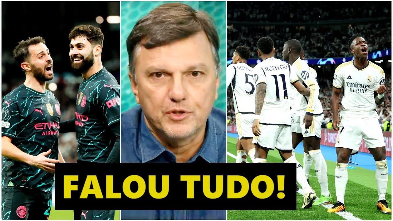 “FOI UM GRANDE JOGO! Mas SÓ ACHO que o Real Madrid…” Mauro Cezar ANALISA 3×3 com Manchester City!