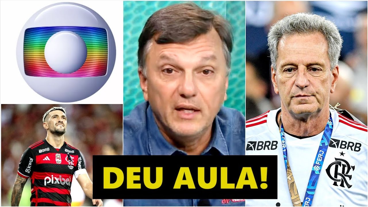 “FOI UMA LAMBANÇA! ERRO CRASSO! O Flamengo…” NOVO CONTRATO com a Globo é ANALISADO por Mauro Cezar