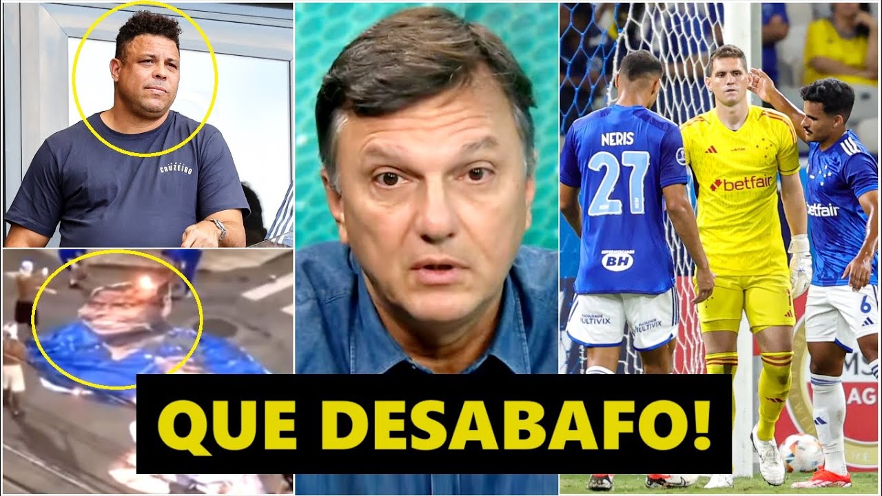 “FOI VERGONHOSO! O Cruzeiro FOI DEVASTADO! Mas o Ronaldo pra mim está…” Mauro Cezar DÁ AULA!