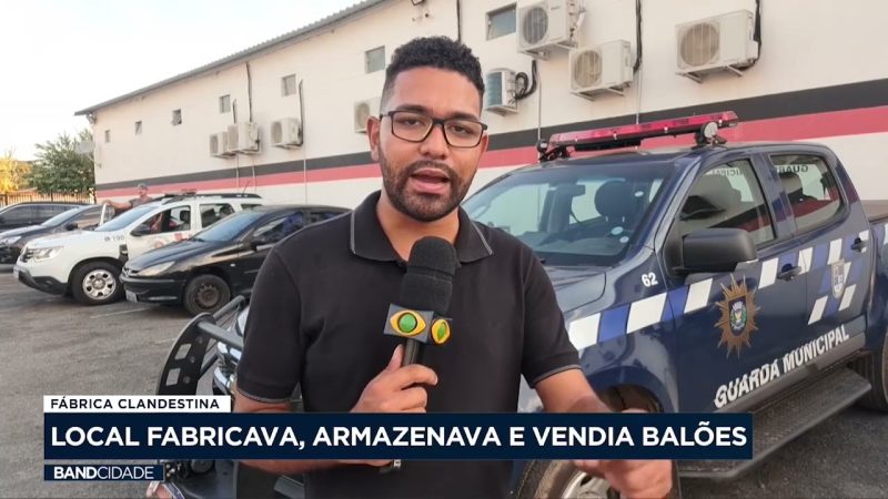 GM localiza fábrica clandestina de balões em Campinas