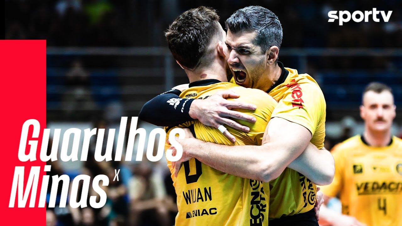 GUARULHOS 3 X 0 MINAS | MELHORES MOMENTOS | SUPERLIGA MASCULINA DE VÔLEI | sportv