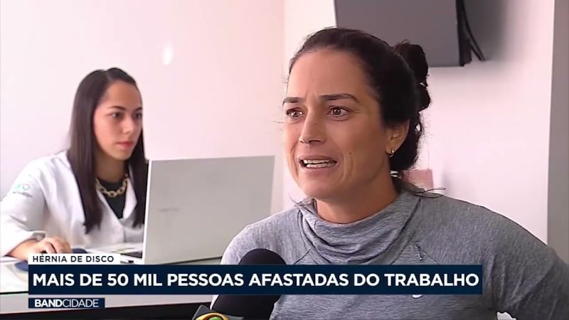 Hérnia de disco afasta mais de 50 mil pessoas do trabalho