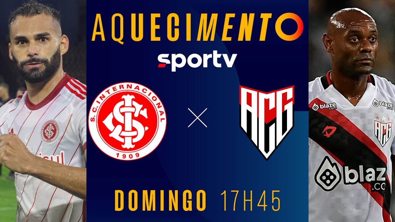 INTERNACIONAL X ATLÉTICO-GO | AQUECIMENTO AO VIVO E COM IMAGENS | BRASILEIRÃO 2024 | #live | sportv