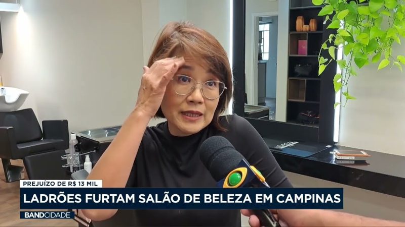 Ladrões furtam salão de beleza em Campinas