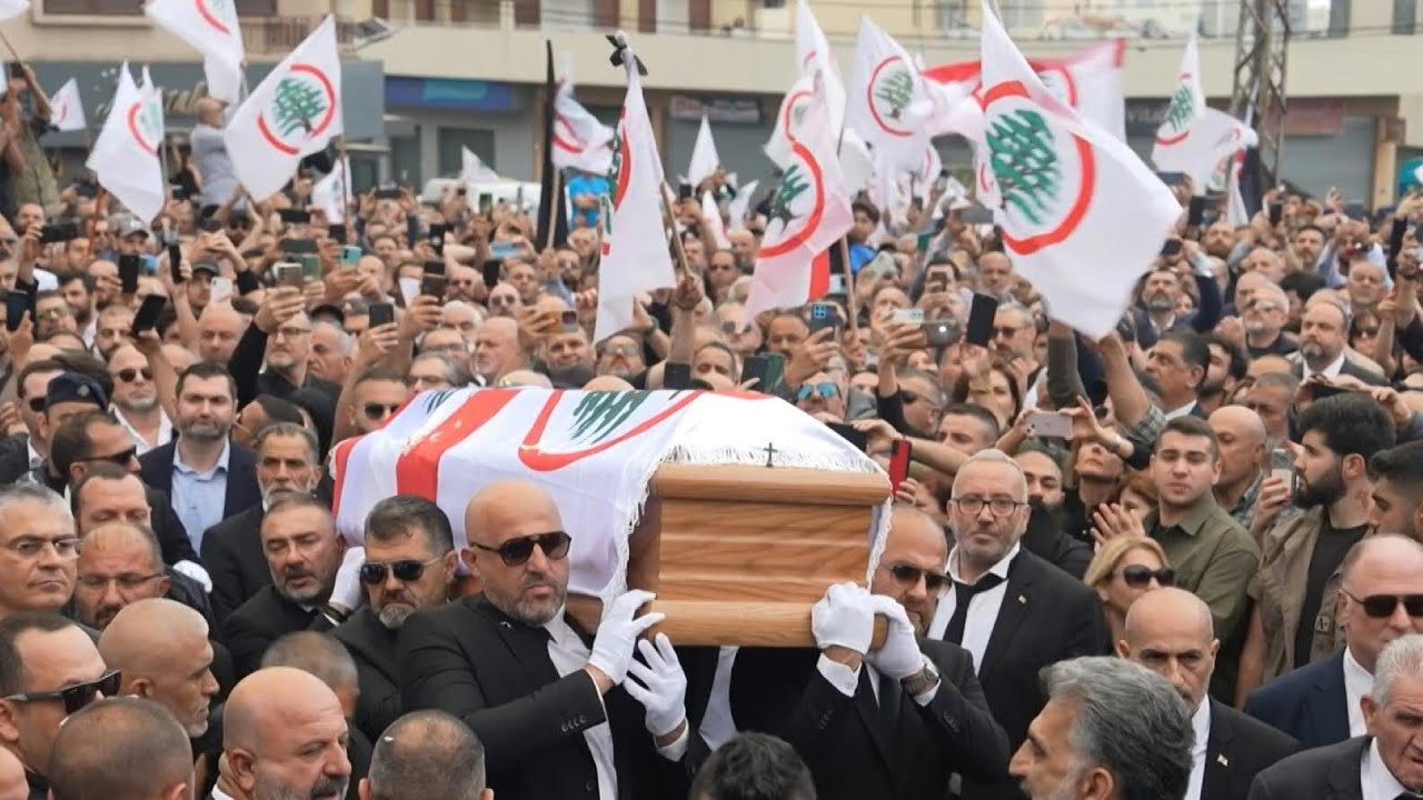 Libaneses prestam homenagem ao líder do partido cristão assassinado | AFP