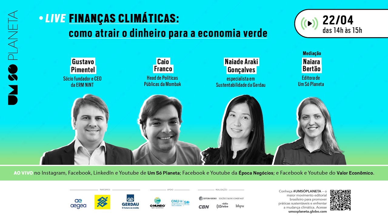 LIVE – Finanças climáticas: como atrair o dinheiro para a economia verde