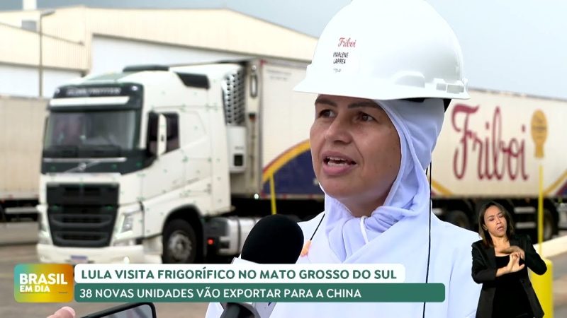 Lula acompanha primeiro envio de carne a China de novo frigorífico habilitado