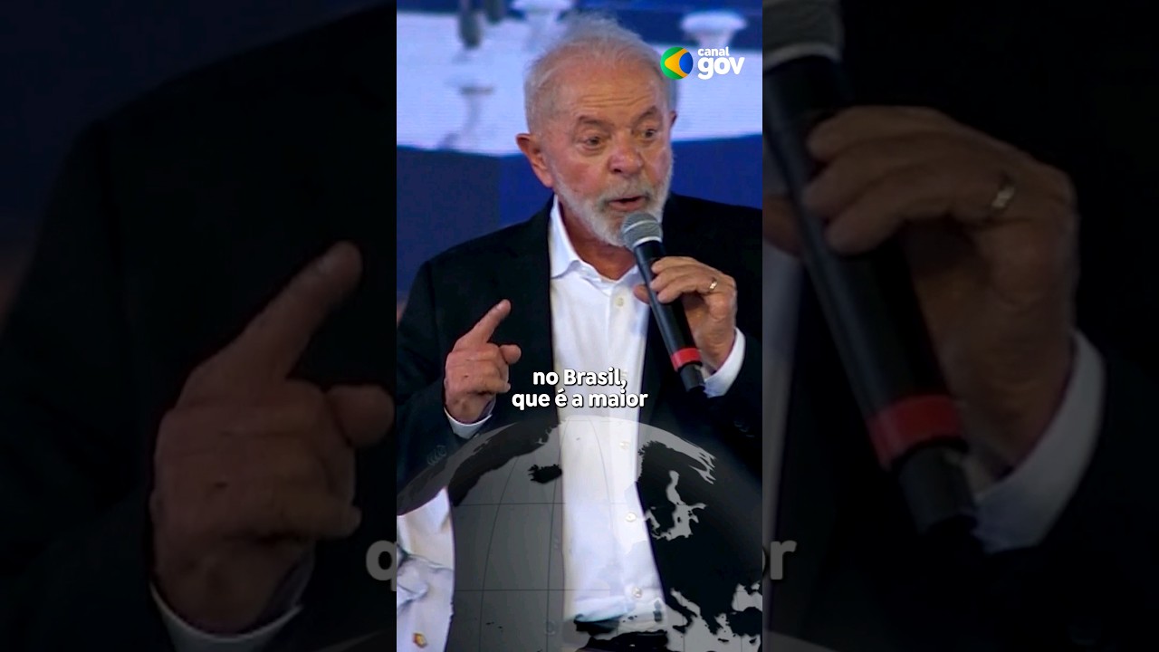 Lula discursou em Campo Grande sobre a Amazônia. #lula #amazonia #indígenas #presidentelula