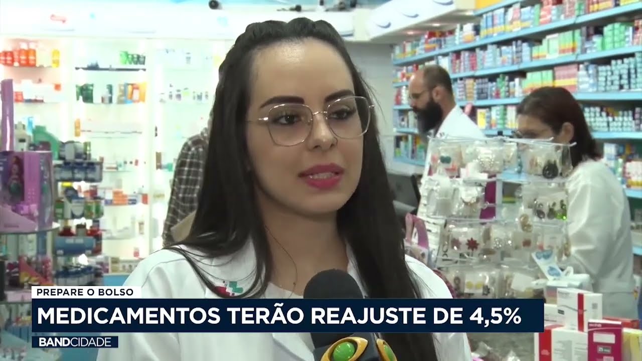 Medicamentos terão reajuste de 4,5%