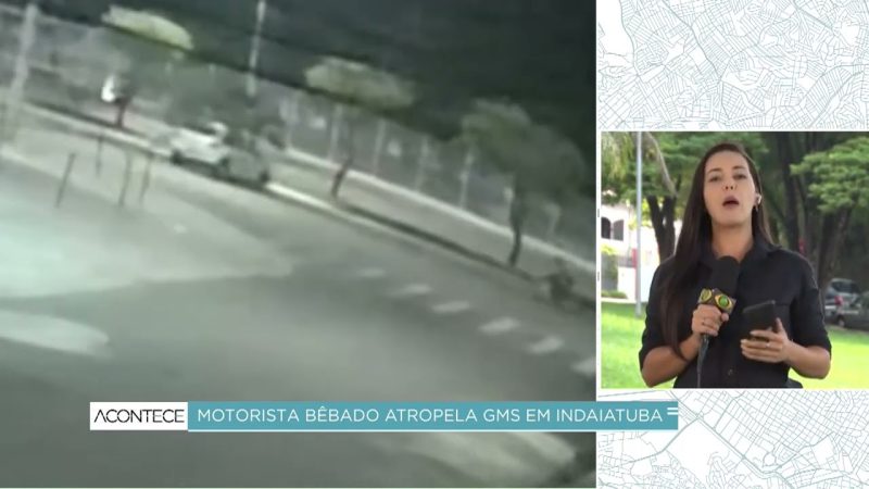 Motoristas bêbado é preso após atropelar três GMs em Indaiatuba