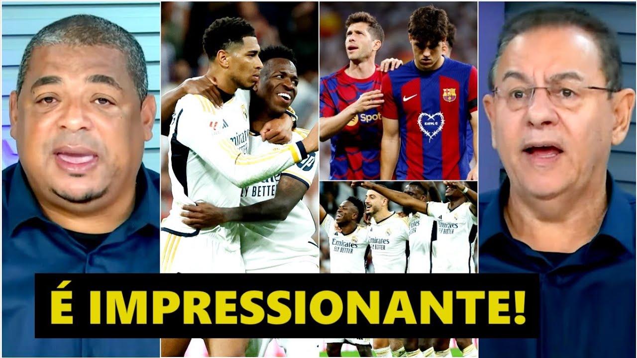 “O Real Madrid é UM TIME DE TIRAR O CHAPÉU! E o Barcelona TÁ DESTRUÍDO e…” 3 a 2 no El Clásico!