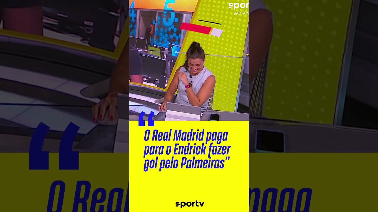 “O REAL MADRID PAGA PARA O ENDRICK FAZER GOL PELO PALMEIRAS” – ANDRÉ LOFFREDO | #shorts | sportv