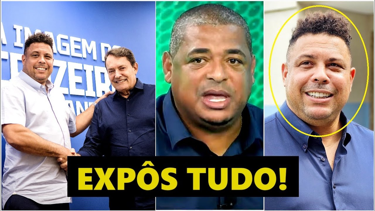 “O RONALDO FALOU ISSO PRA MIM, cara! Ele vai…” Vampeta EXPÕE TUDO após VENDA da SAF do Cruzeiro!