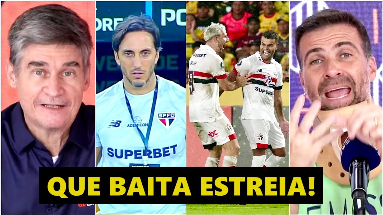 “O Zubeldía CHEGOU COM O PÉ NA PORTA! Esse cara FEZ o São Paulo…” VITÓRIA em ESTREIA é ELOGIADA