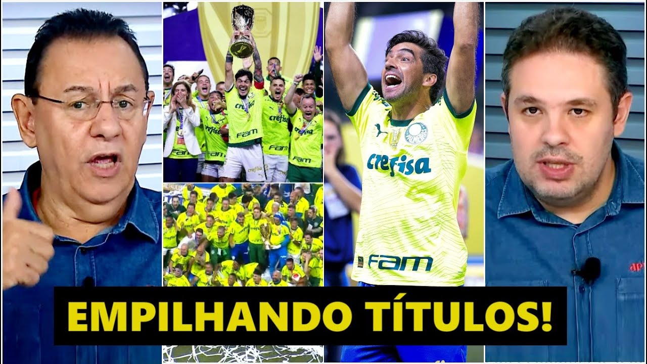 “OLHA ISSO! É UMA HEGEMONIA ABSURDA! O Palmeiras FOI CAMPEÃO 10 VEZES com o Abel! Já os RIVAIS…”