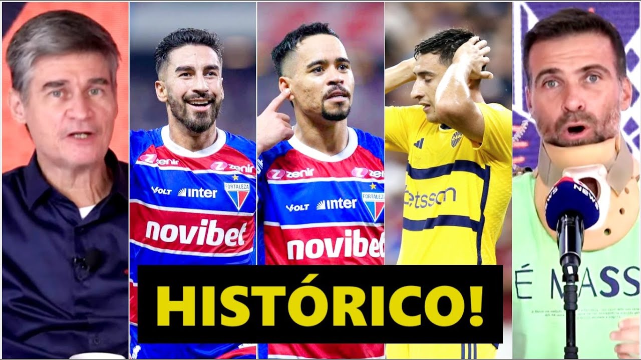 “OLHA ISSO! O Fortaleza DEU UMA PORRADA no Boca Juniors! ENFIOU 4 e, HOJE, é o MAIOR DO NORDESTE!”