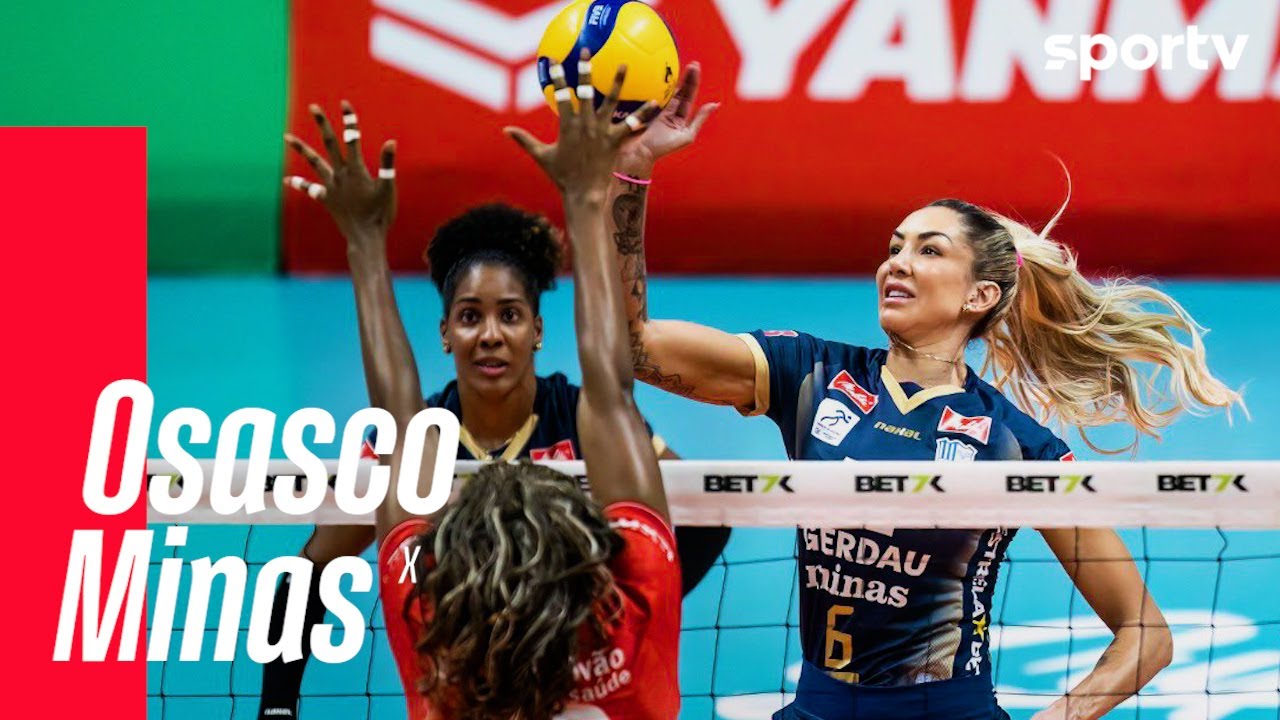OSASCO 1 X 3 MINAS | MELHORES MOMENTOS | SEMIFINAL DA SUPERLIGA DE VÔLEI FEMININO | sportv