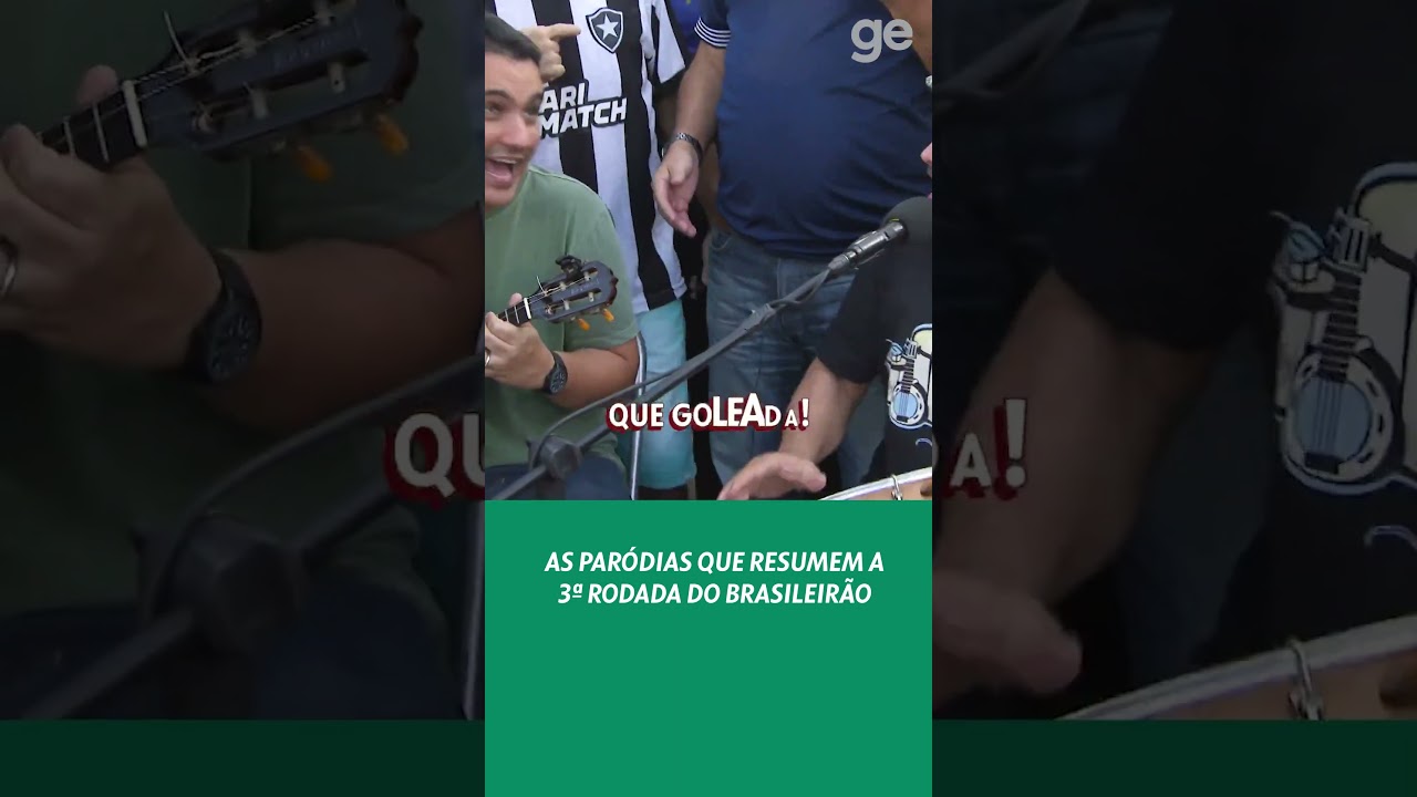 PARÓDIAS QUE RESUMEM A 3ª RODADA DO BRASILEIRÃO | Cafezinho com Escobar | #shorts | ge.globo